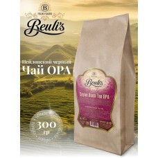 Чай листовой черный цейлонский Beuli's OPA (Бьюлис ОПА) 300 г